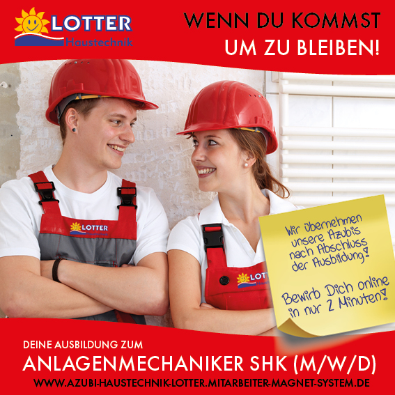 Stellenanzeige - Anlagenmechaniker SHK